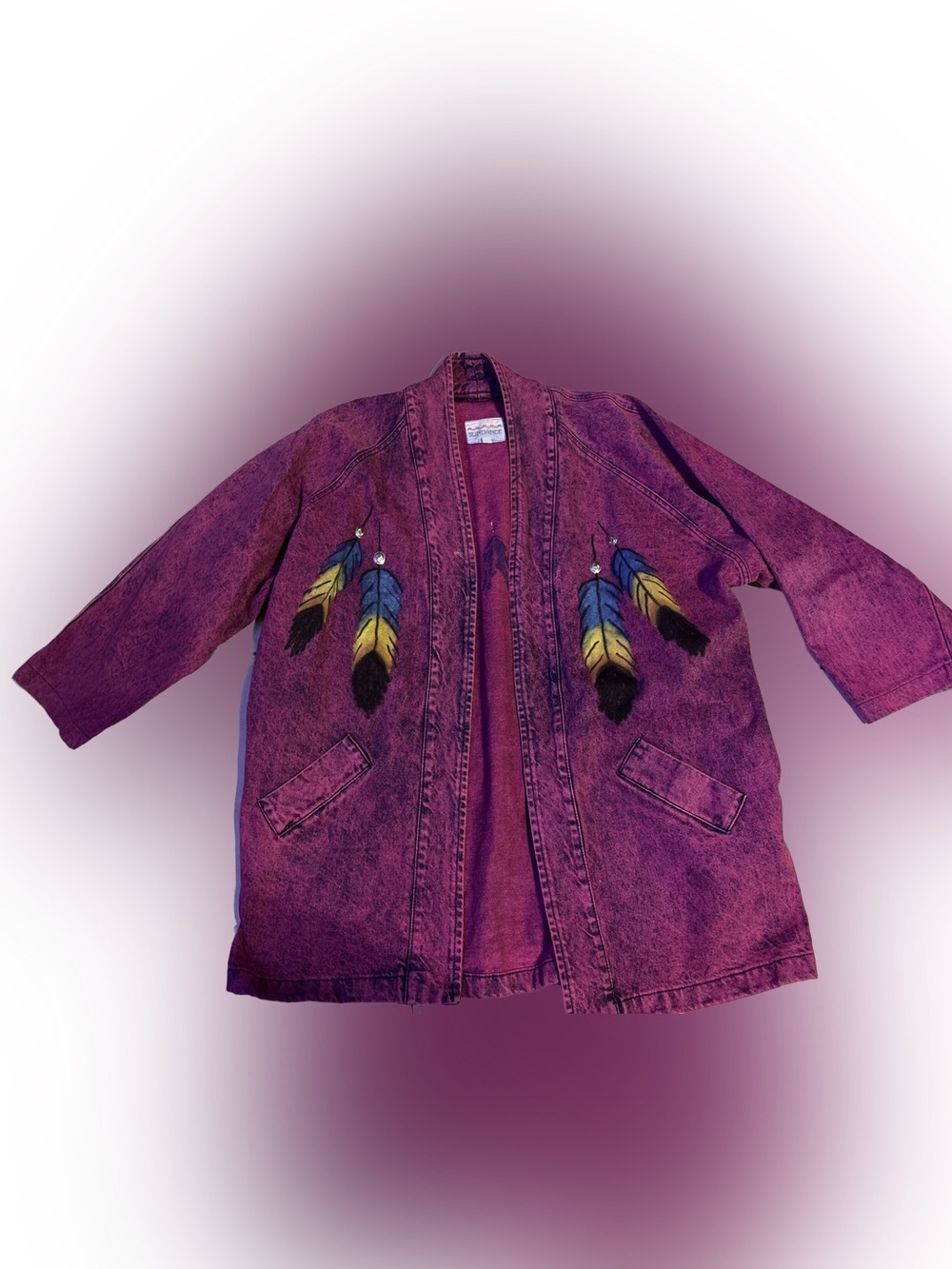 Sundance Fuchsia Pink Denim Jacket